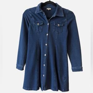 Splendid Girls Denim Shirt Dress